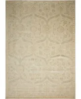 Nourison Home Luminance LUM04 Cream and Mint 7'6" x 10'6" Area Rug