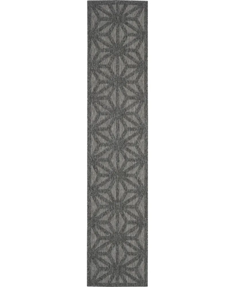 Nourison Home Cozumel CZM01 Onyx 2'2" x 10' Runner Rug