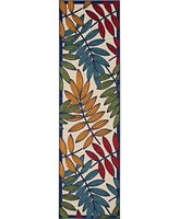Nourison Home Aloha ALH18 Multi 2'3" x 8' Runner Rug