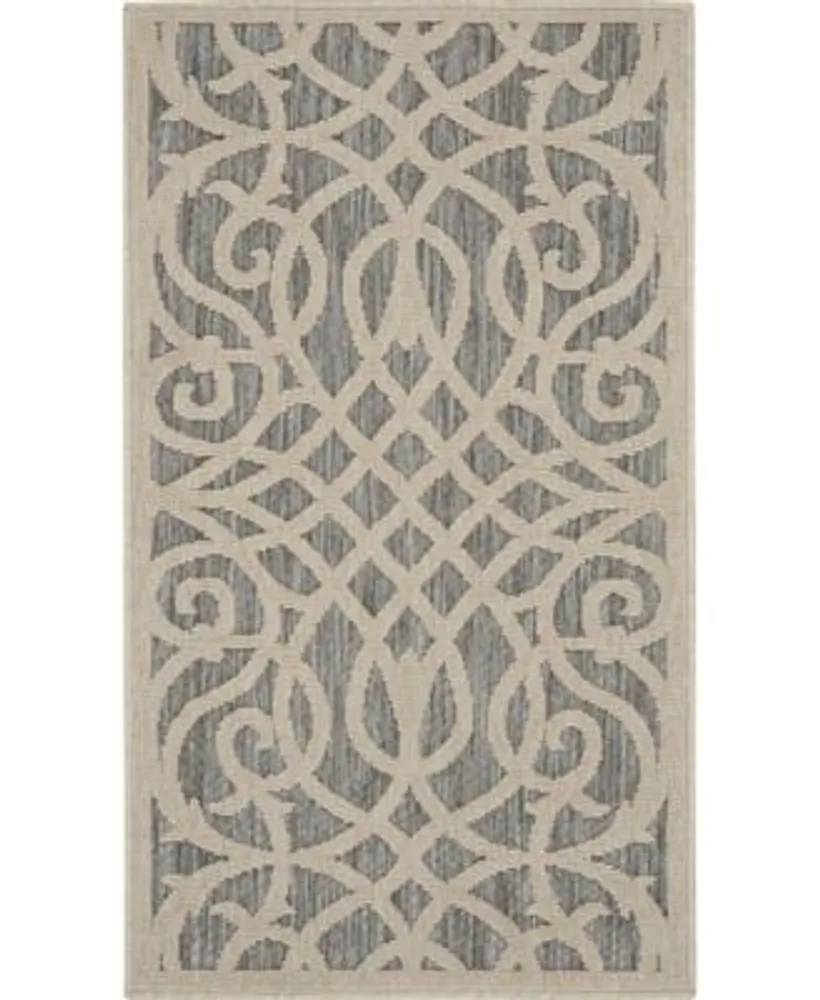 Nourison Home Cozumel Czm04 Gray Rug