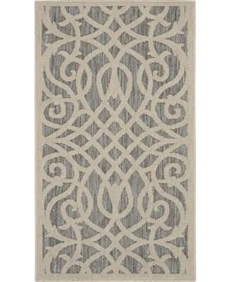 Nourison Home Cozumel Czm04 Gray Rug