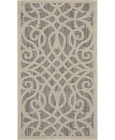 Nourison Home Cozumel Czm04 Gray Rug