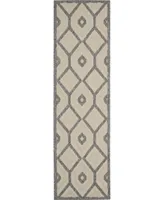 Nourison Home Cozumel CZM02 Cream 2'2" x 7'6" Runner Rug