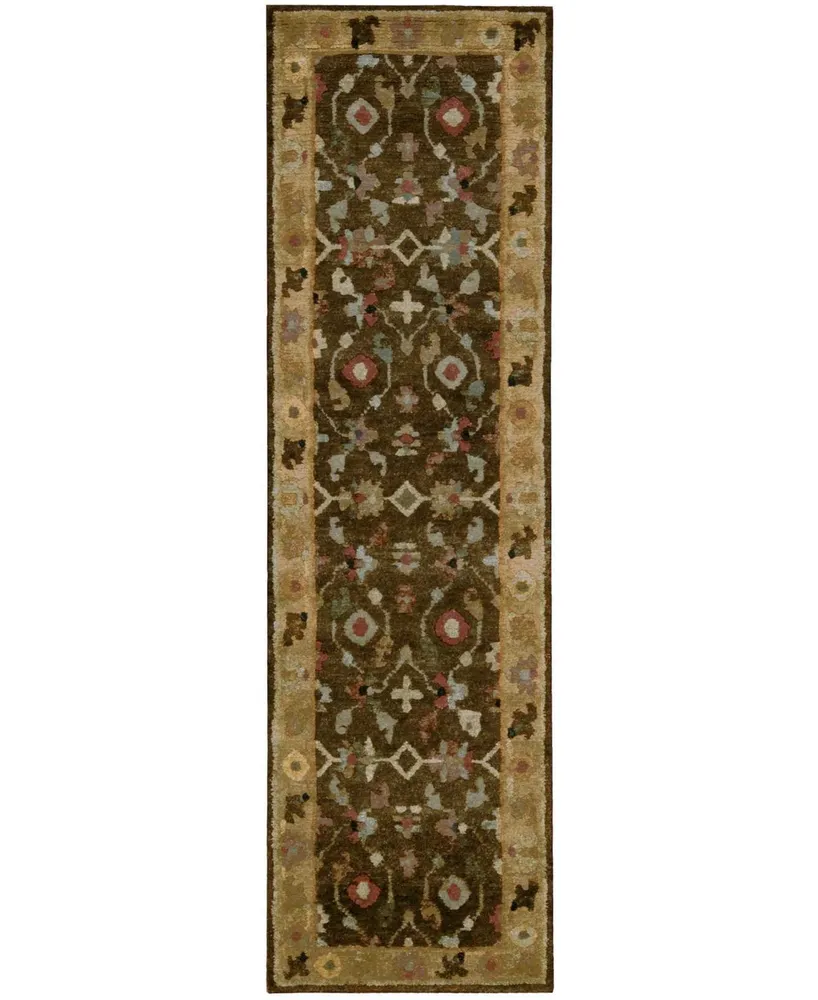 Nourison Home Tahoe TA10 Coffee 2'3" x 8' Runner Rug