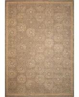 Nourison Home Silken Allure SLK04 Mushroom 7'9" x 9'9" Area Rug