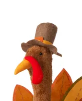 Glitzhome Turkey Standing Decor with Telescoping Legs