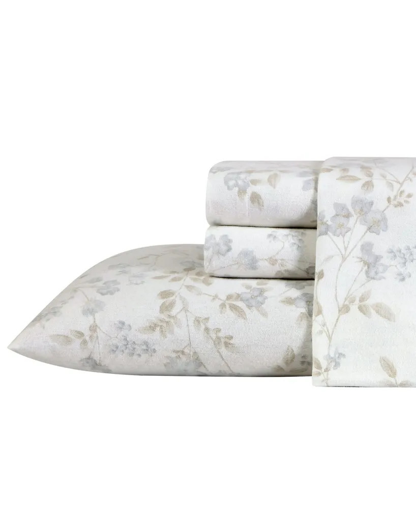 Laura Ashley Fawna Cotton Flannel Piece Sheet Set