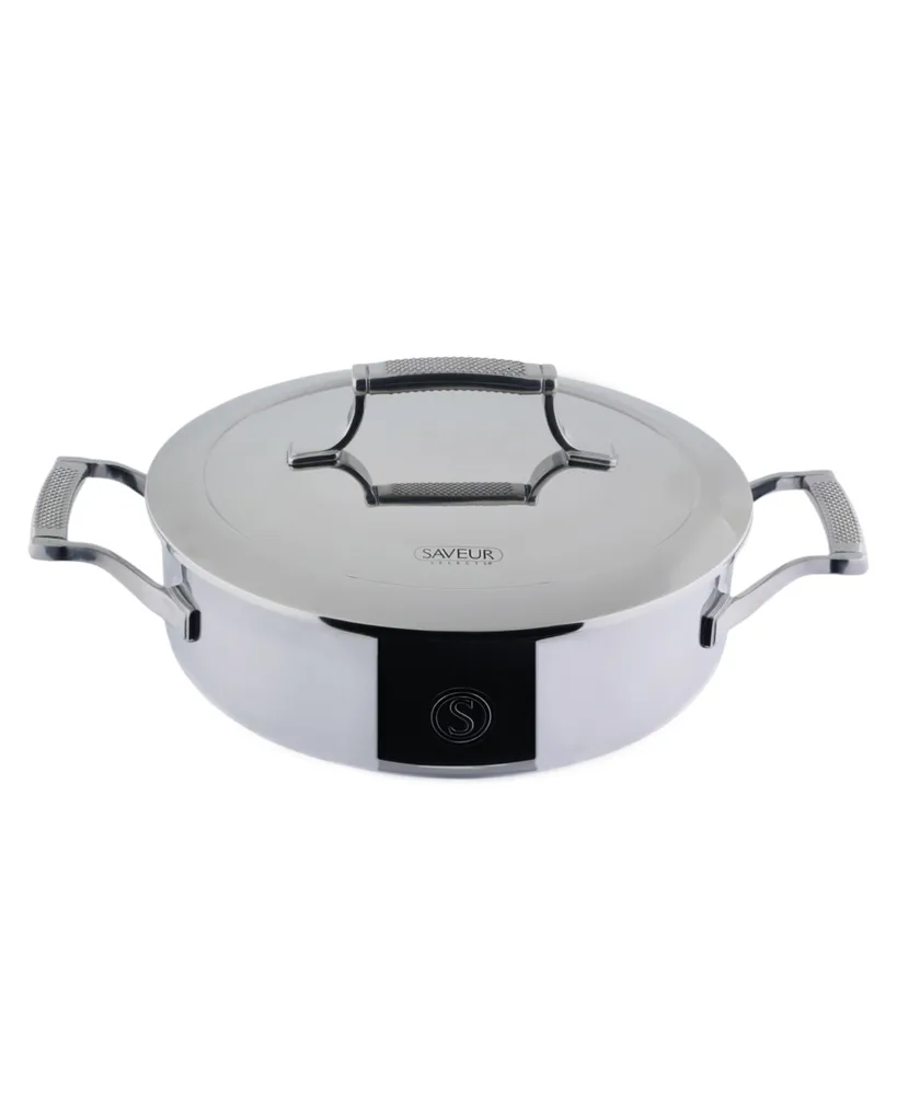 Saveur Selects Voyage Series 3-Qt. Tri-Ply Sauteuse