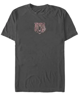 Fifth Sun Small Tiger Face Men's Short Sleeve T-Shirt