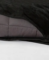 DreamLab Plush 15lb Weighted Blanket with Washable Cover