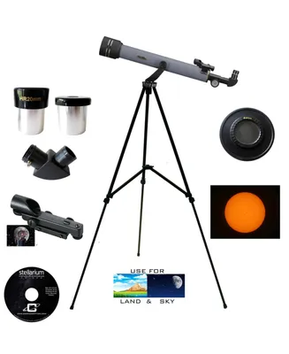 Galileo 600mm x 50mm Day and Night Refractor Telescope Kit with Solar Filter Cap