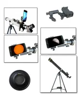 Galileo 700mm x 60mm Day and Night Telescope Kit Plus Smartphone Adapter and Solar Filter Cap