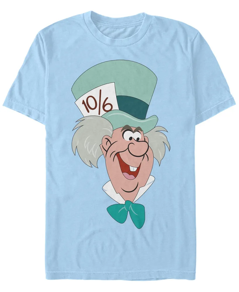 Fifth Sun Men's Mad Hatter Big Face Short Sleeve T-Shirt