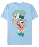 Fifth Sun Men's Mad Hatter Big Face Short Sleeve T-Shirt