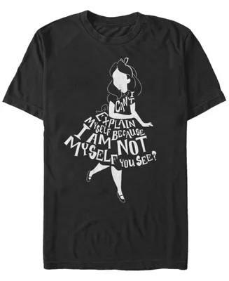 Men's Alice Wonderland Not Short Sleeve T-shirt