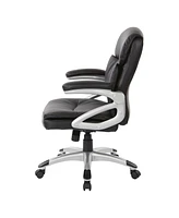Osp Home Furnishings Executive Low Back Office Chair