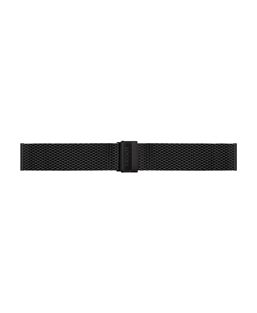 Tissot Men's Swiss Chronograph T-Classic Pr 100 Black Pvd Stainless Steel Mesh Bracelet Watch 41mm