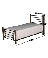 Hillsdale Raymond Metal and Wood Twin Bed