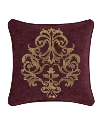 J Queen New York Garnet Decorative Pillow, 18" x 18"