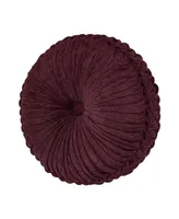 J Queen New York Garnet Decorative Pillow, 15" Round