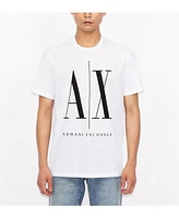 A|X Armani Exchange Men's Printed Icon Logo T-Shirt