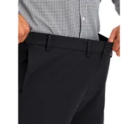 Haggar Men's The Active Series Uptown Slim-Fit Solid Dress Pants