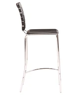 Zuo Criss Cross Counter Chair, Set of 2