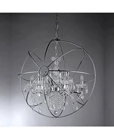 Home Accessories Saturn 15" 6-Light Indoor Chandelier with Light Kit