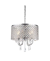 Home Accessories Deluxe 10" 4-Light Indoor Chandelier with Light Kit