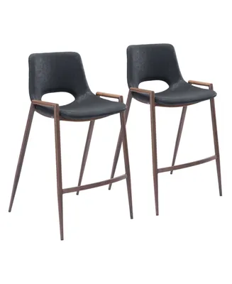 Zuo Desi Counter Chair, Set of 2