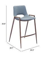 Zuo Desi Counter Chair, Set of 2