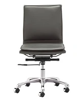 Zuo Lider Plus Armless Office Chair