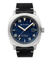 Spinnaker Men's Hull California Automatic Genuine Leather Strap Watch 42mm