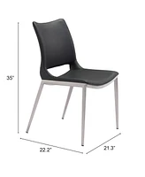 Zuo Ace Dining Chair, Set of 2