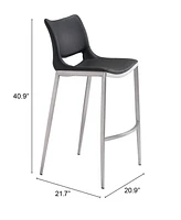 Zuo Ace Bar Chair, Set of 2