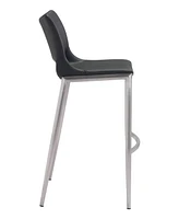 Zuo Ace Bar Chair, Set of 2