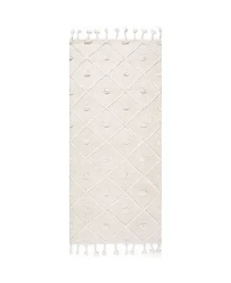 nuLoom Jinny 2'6" x 6' Runner Rug