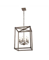 Jonathan Y Magnolia -Light Adjustable Rustic Farmhouse Led Pendant