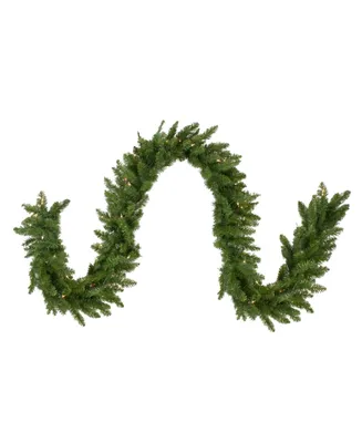 Northlight Pre-Lit Led Eastern Pine Artificial Christmas Garland-Clear Lights