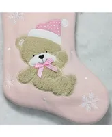 Northlight "Baby's 1st Christmas" Embroider Teddy Bear Christmas Stocking