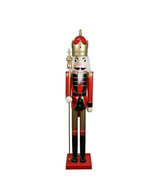 Northlight Commercial Size Christmas Nutcracker with Scepter