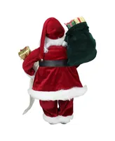 Northlight Santa Claus with Naughty or Nice List and Bag Of Presents Christmas Figure