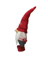 Northlight Gnome Wearing Hat with Heart Christmas Decoration