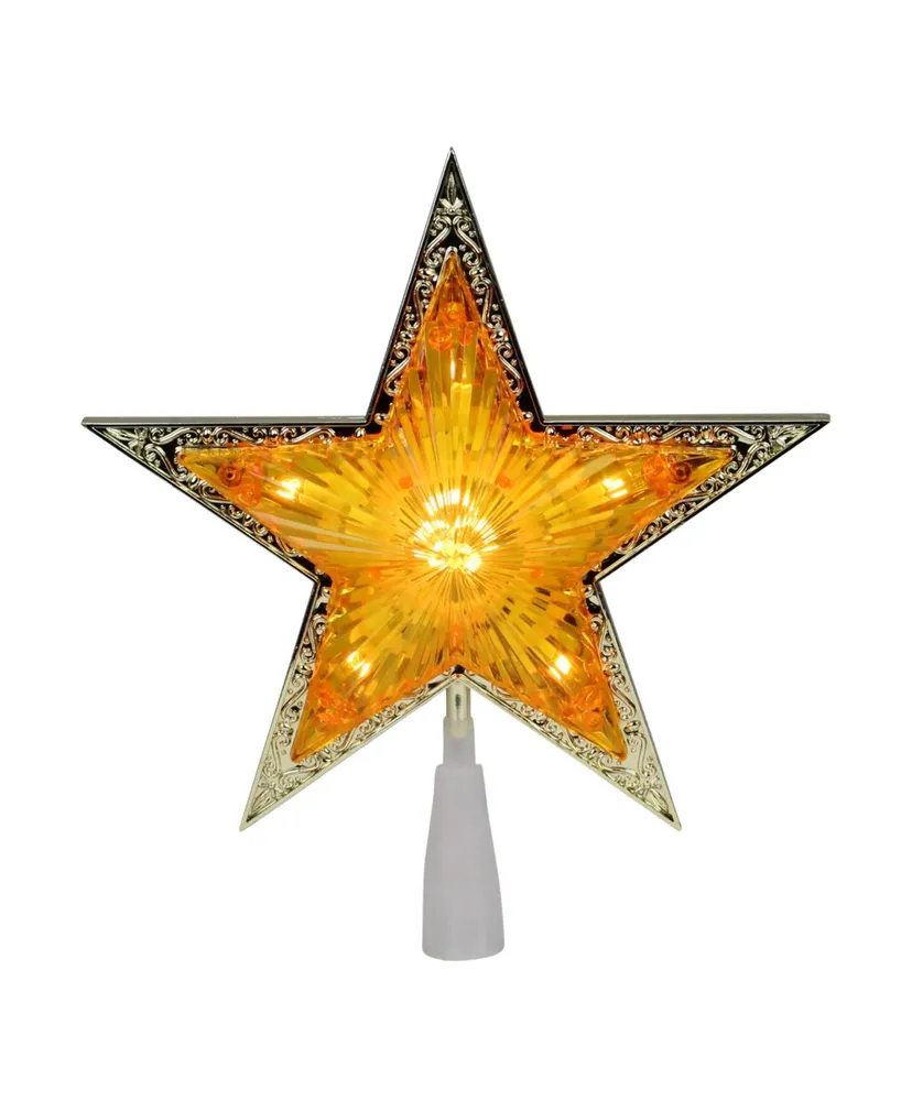 Northlight Pre-Lit Crystal Point Star Christmas Tree Topper