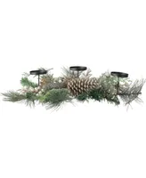 Northlight Long Needle Pine and Berries Christmas Candle Holder