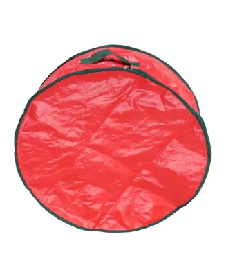 Northlight Christmas Wreath Round Storage Bag