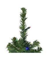 Northlight Pre-Lit Mixed Classic Pine Medium Artificial Christmas Tree-Multi Led Lights