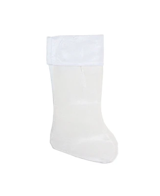 Northlight Traditional Solid Hanging Christmas Stocking