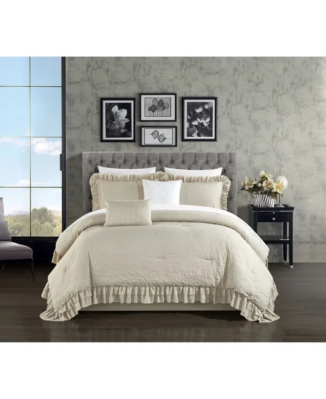 UGG Kenzie Line Textured Plush Comforter Mini Set