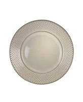Elama Round Stoneware 16 Piece Dinnerware Set, Service for 4